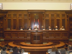 28 November 2012 Participants of the public hearing with the topic: Education Strategy in the Republic of Serbia until 2020